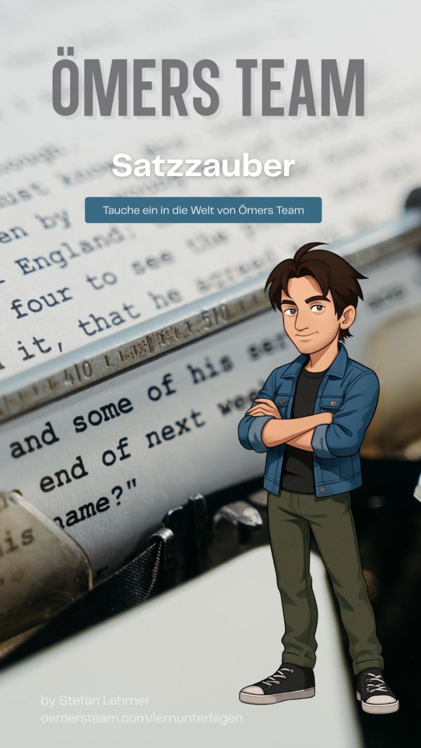 Satzzauber – interaktives Lernspiel von Ömers Team