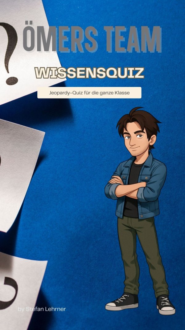 Wissensquiz – interaktives Lernspiel von Ömers Team