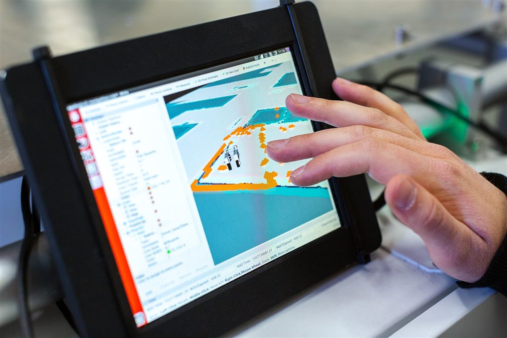 Touchpanel-Bedienung (HMI)